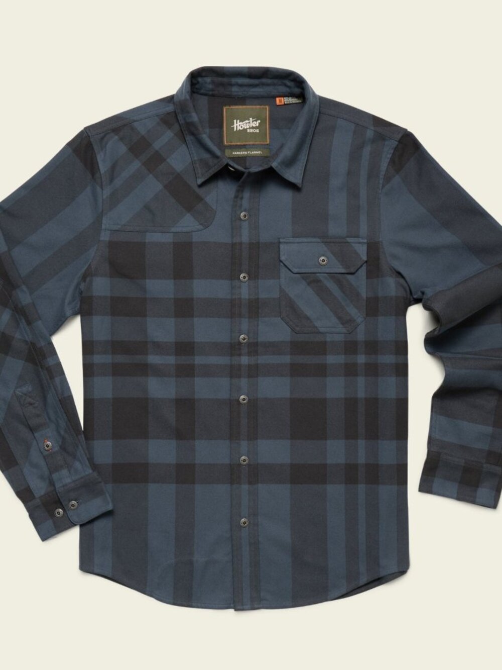 Howler Brothers Harker's Flannel Mega Plaid Petrol Mens L New NWT MSRP $99